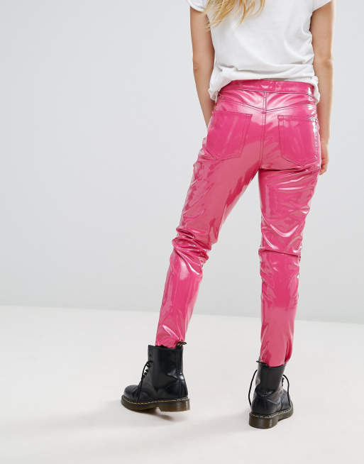 Glamorous Pantalon skinny en vinyle ultra brillant ASOS