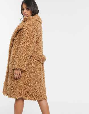 asos petite teddy coat