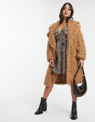 asos petite teddy coat