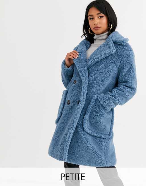 Asos teddy coat womens sale