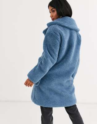 asos petite teddy coat