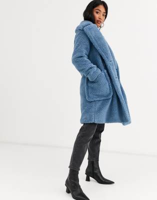 asos petite teddy coat