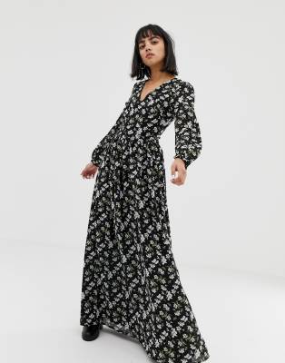 glamorous petite maxi dress