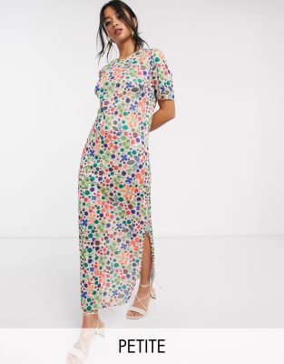 midi shift dress with sleeves