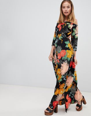 glamorous petite maxi dress