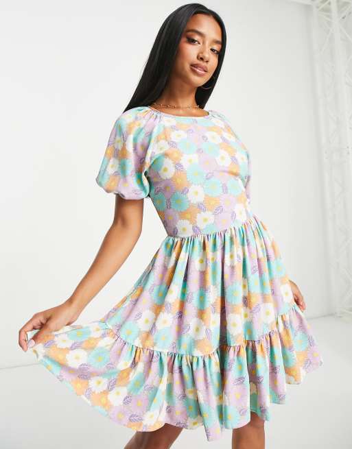 Pastel skater hot sale dress