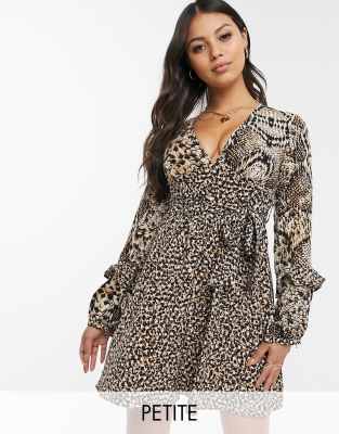 glamorous leopard print dress