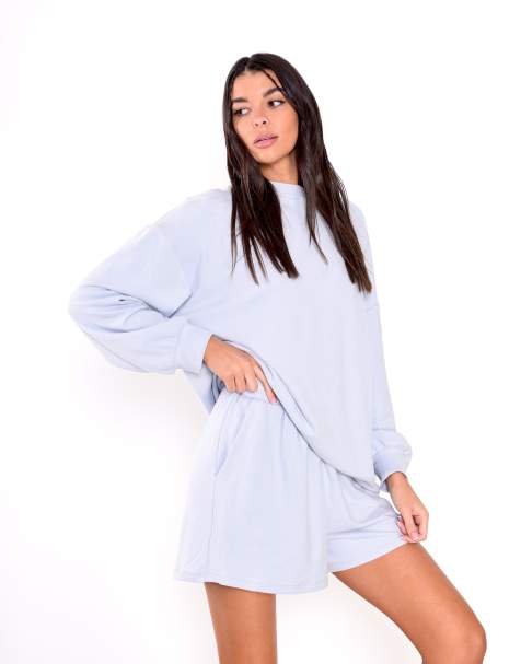 Glamorous Plain shorts in pale blue - view 1