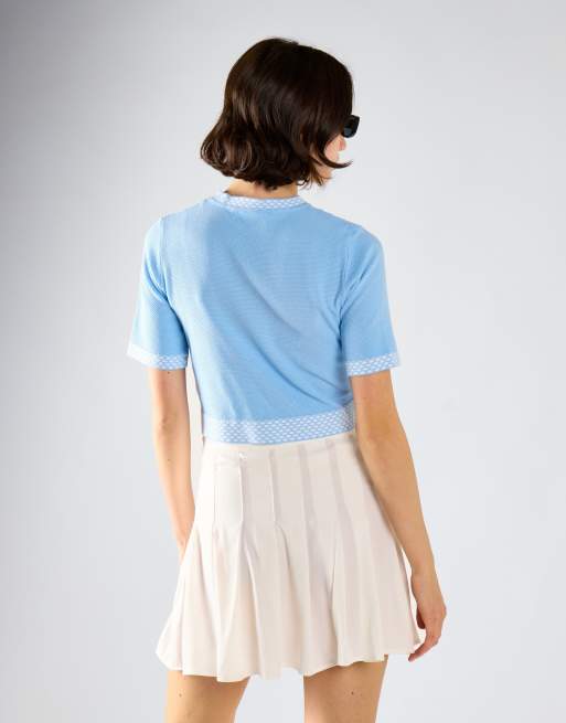 Glamorous Pleated mini skirt in off white, 4 of 4