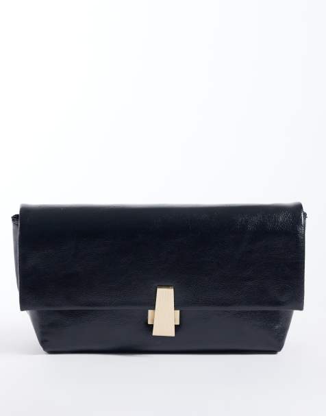 Glamorous pochette à rabat noire - view 1