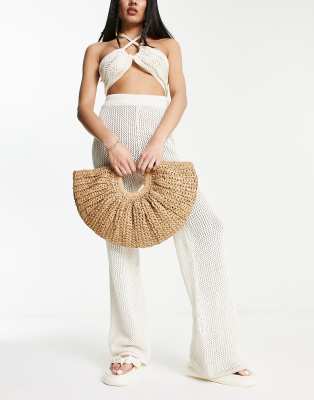 Pochette Chic In Rafia, Beige/nero BONA | Maisons Du Monde - Foto 2