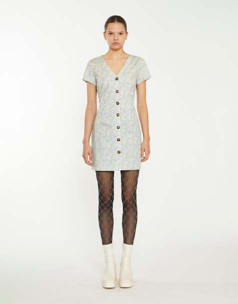 Glamorous Print mini dress in sage vintage floral - view 1