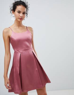 dark pink prom dress