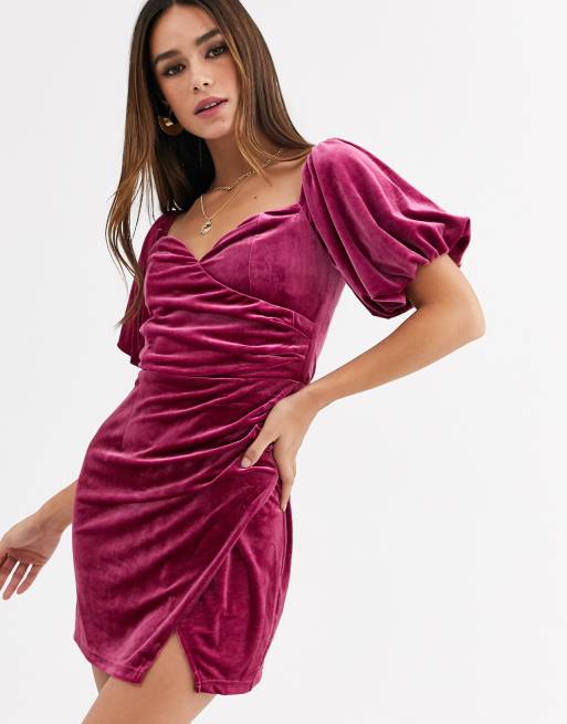 puff sleeve mini