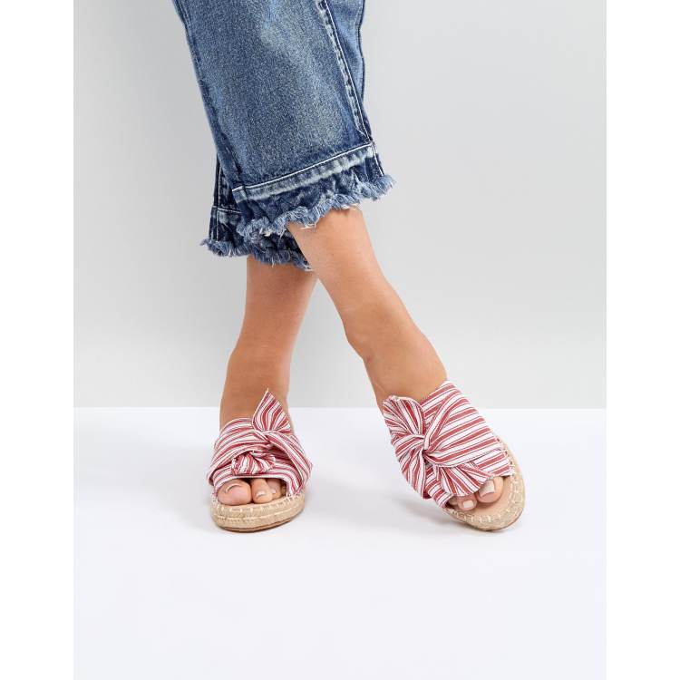 Espadrille sliders best sale