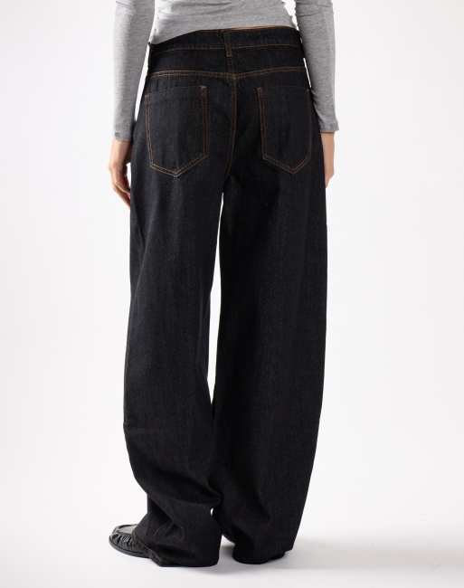 Glamorous Relaxed wide leg denim jeans in indigo, 2 of 4