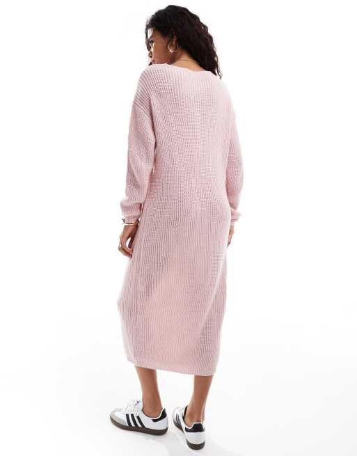 knit fitted dress Orange Fitted Knit Maxi Dress for Women main image 0