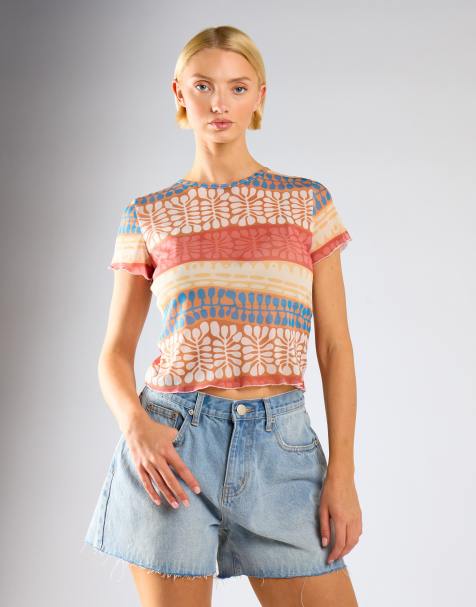 Glamorous Ripped denim shorts in vintage blue - view 1