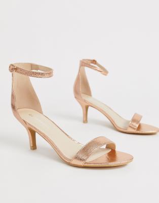 kitty heel sandals