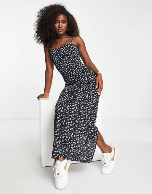 Glamorous polka hotsell dot midi dress