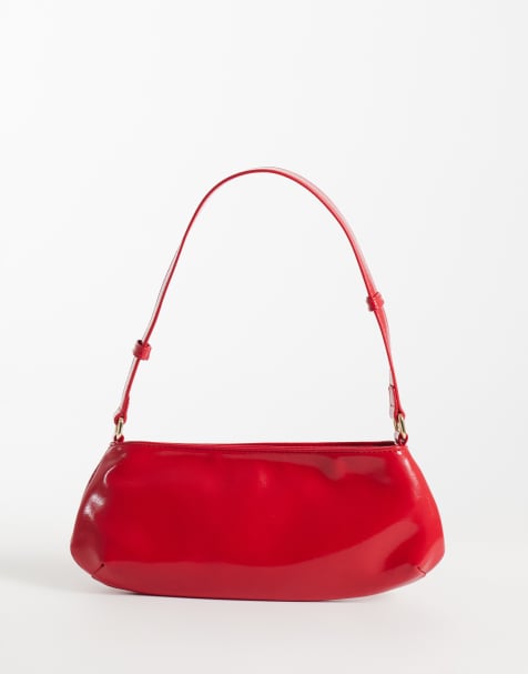 Glamorous sac à épaule classique années 90 rouge - view 1