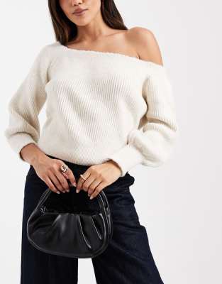 Glamorous - Sac à main avec poignées supérieures - Noir