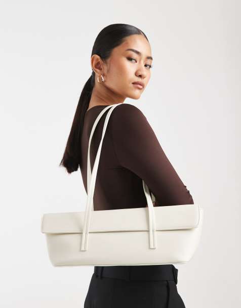 Glamorous - Sac porté épaule allongé - Crème - view 1