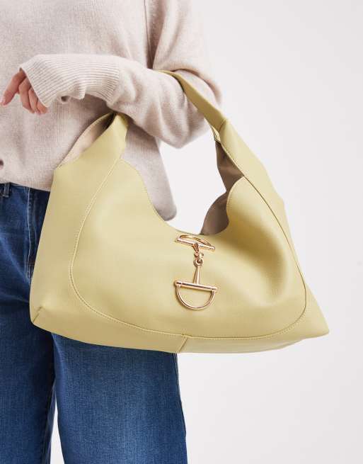 Glamorous - Sac porté épaule avec détail en métal - Jaune, 3 de 4
