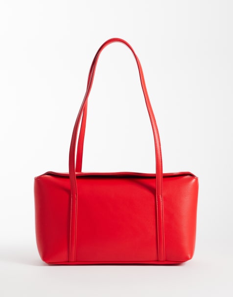 Glamorous - Sac porté épaule en similicuir - Rouge cayenne - view 1