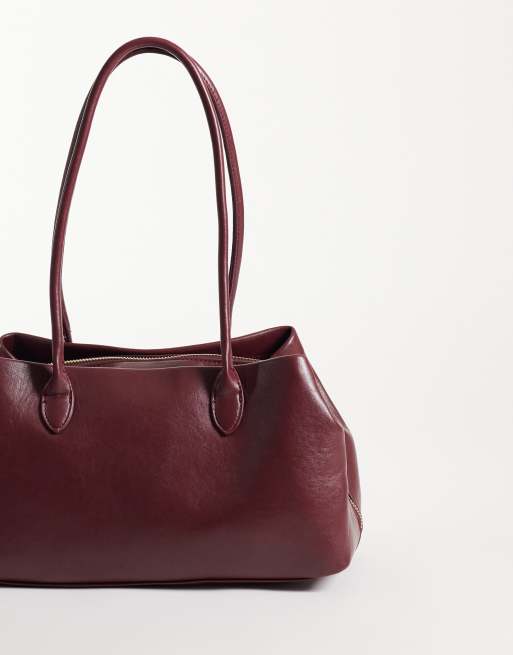 Glamorous sac structuré bordeaux, 4 de 4