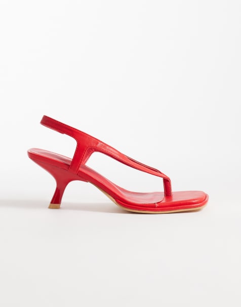 Glamorous - Sandalen met hak in rood - view 1