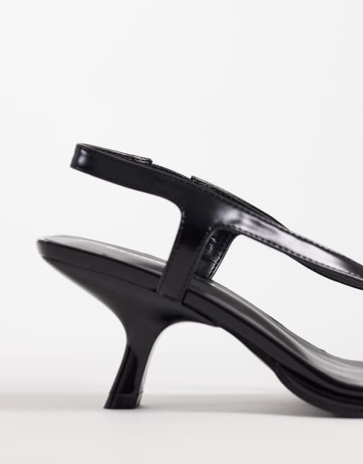 Glamorous - Sandales à talon mi-haut - Noir, 4 de 4