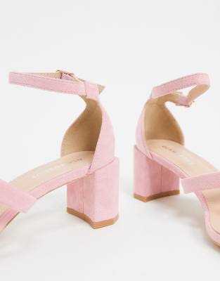 sandale rose pale a talon