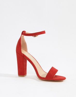 sandale talon rouge