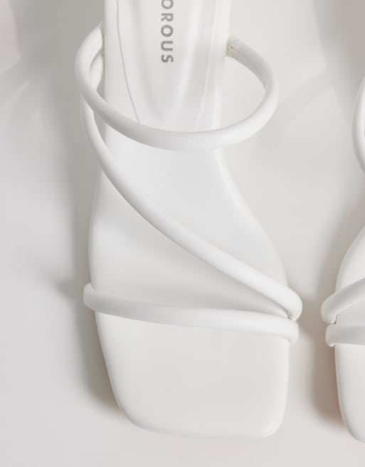 Glamorous - Sandales compensées - Blanc, 4 de 4