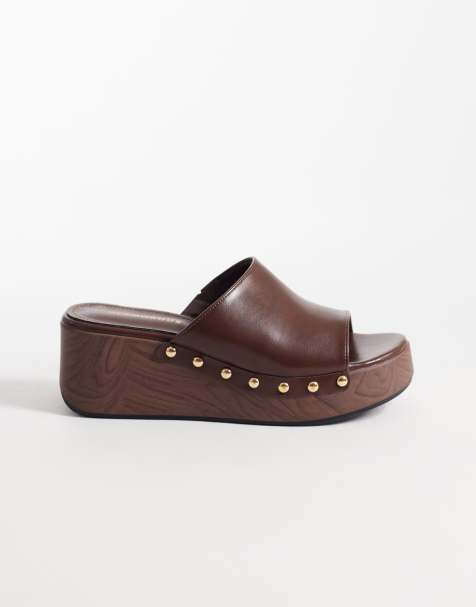 Glamorous - Sandales compensées - Marron - view 1