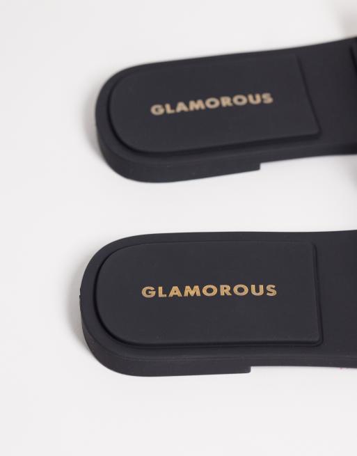 Glamorous - Sandales en plastique à boucles - Noir, 3 de 4