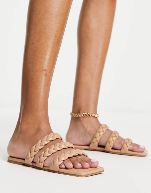 Sandali intrecciati bassi hot sale