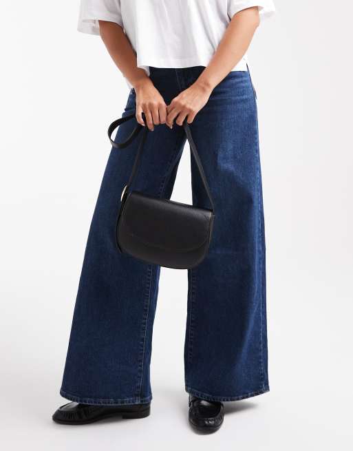 Glamorous – Satteltasche zum Umhängen in Schwarz , 2 von 4