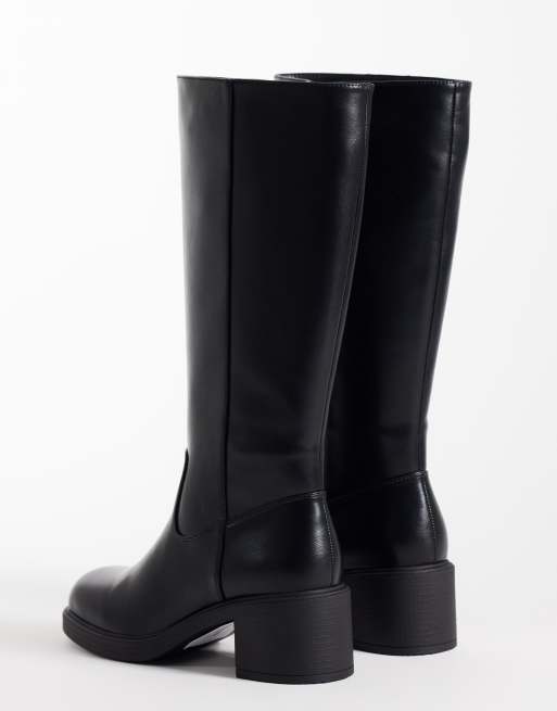 Glamorous Schlupf-Kniestiefel in Schwarz, 4 von 4