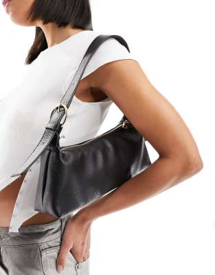 Glamorous - Schultertasche in Schwarz in minimalistischem Design