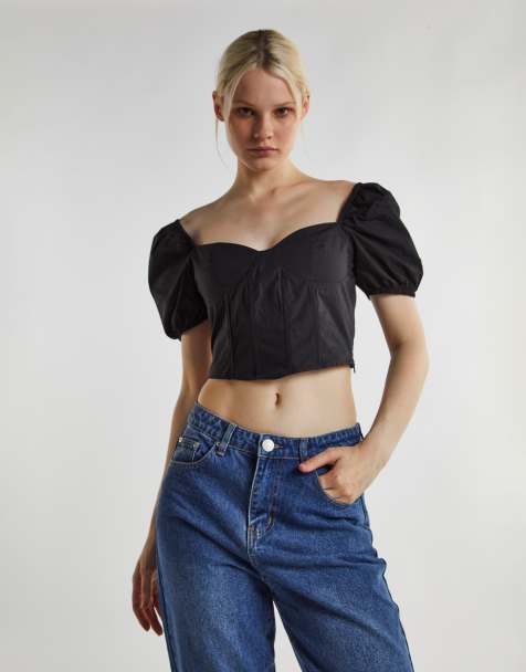 Glamorous Scoop neck tops in black - view 1