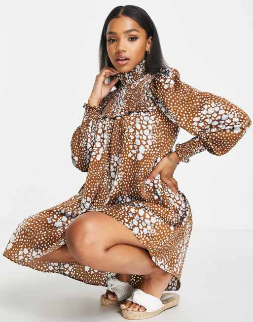 Glamorous leopard clearance print dress