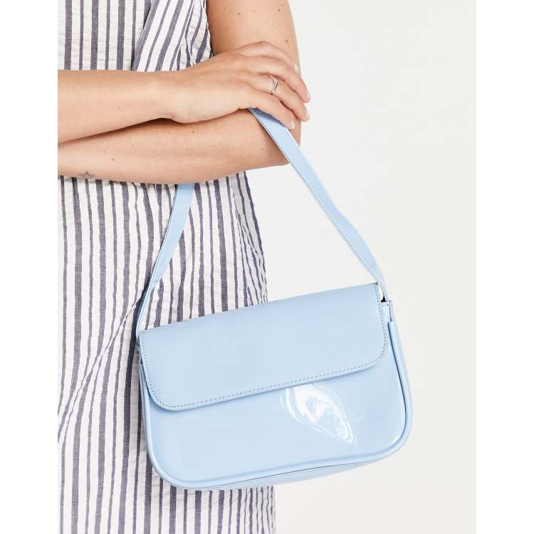 Light blue messenger bag hot sale