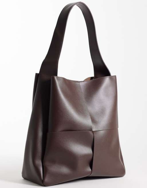 Glamorous shoulder bag in dark brown, 2 of 4
