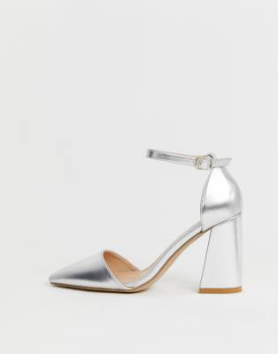 asos metallic shoes