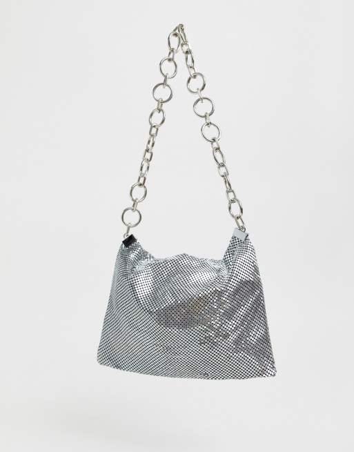 Silver on sale bag asos