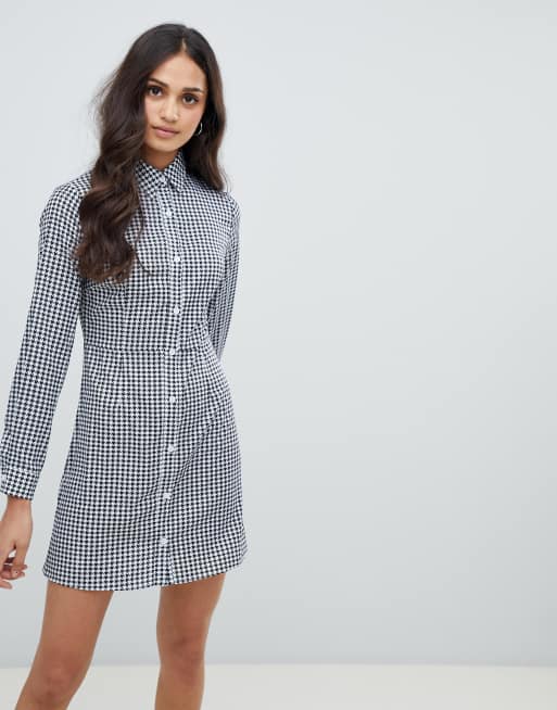 Houndstooth skater outlet dress