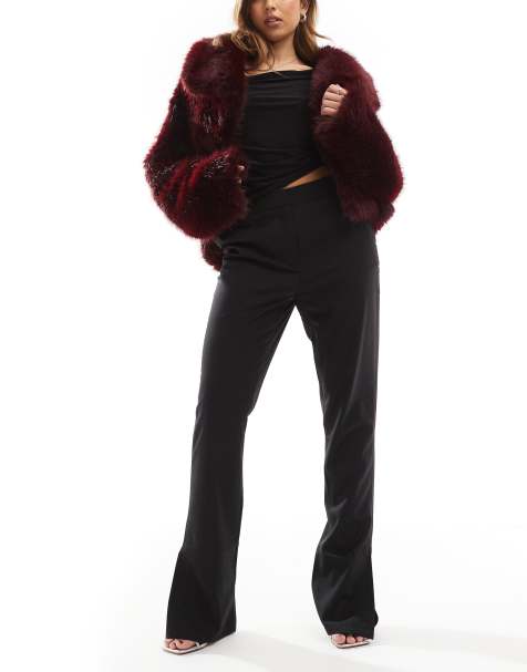 Glamorous slim fit trousers in black - view 1