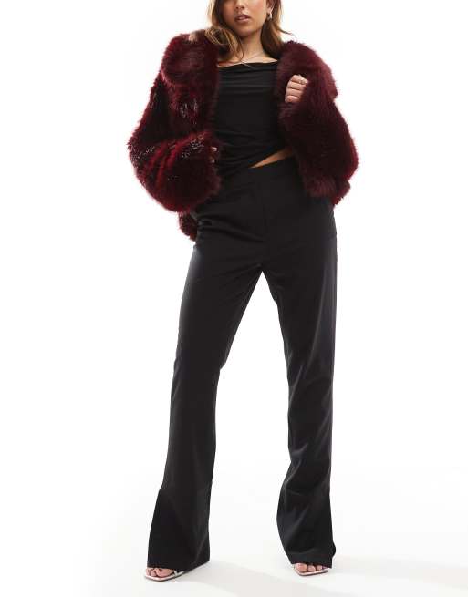 Glamorous Slim fit trousers in black